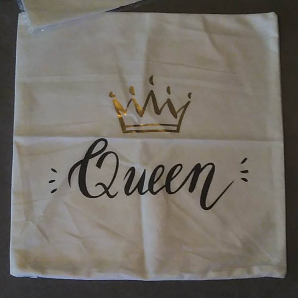 ☑️2 for💲15 18x18 Queen Pillow Covers
